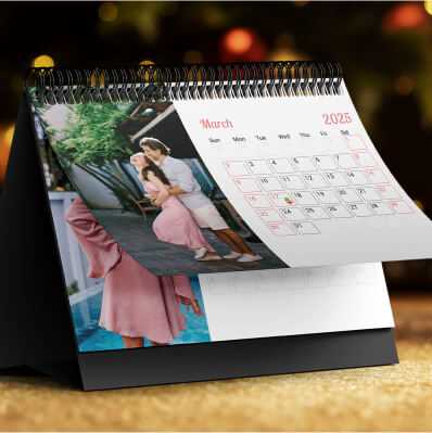 personalized photo calendar template