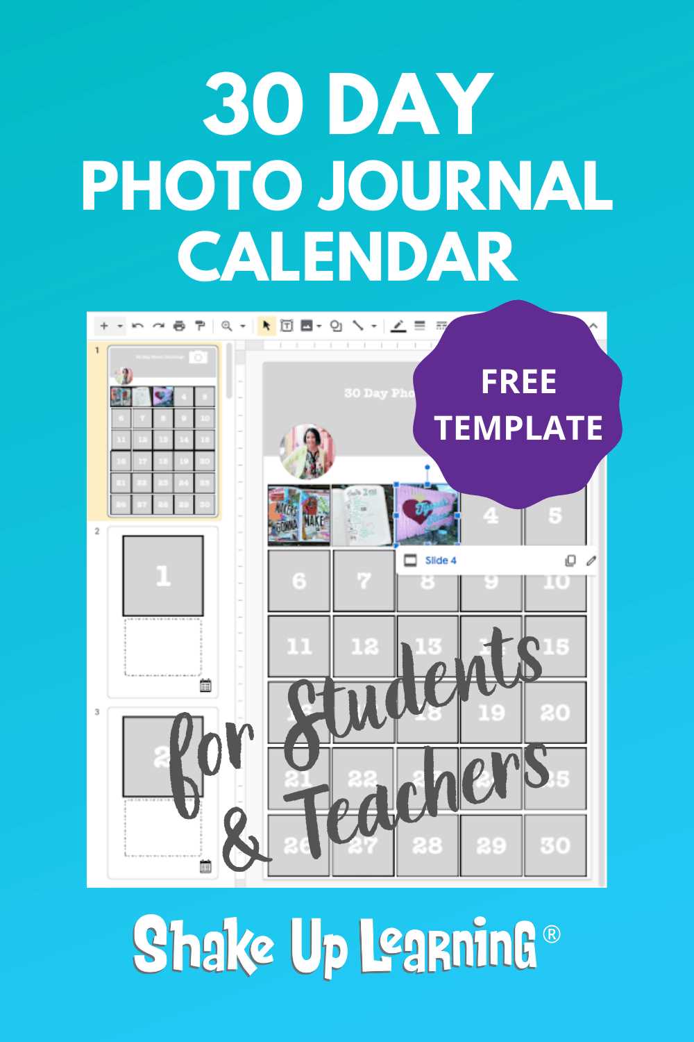 photography calendar template