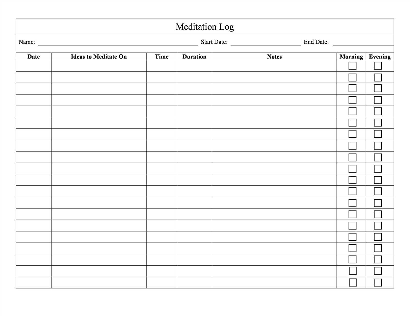 pill calendar template