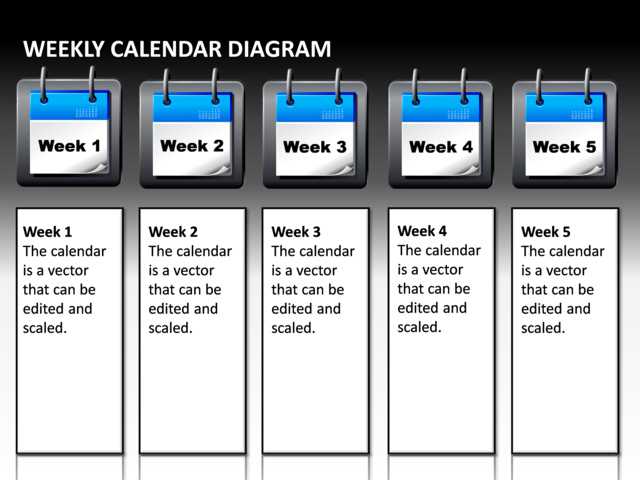 powerpoint weekly calendar template