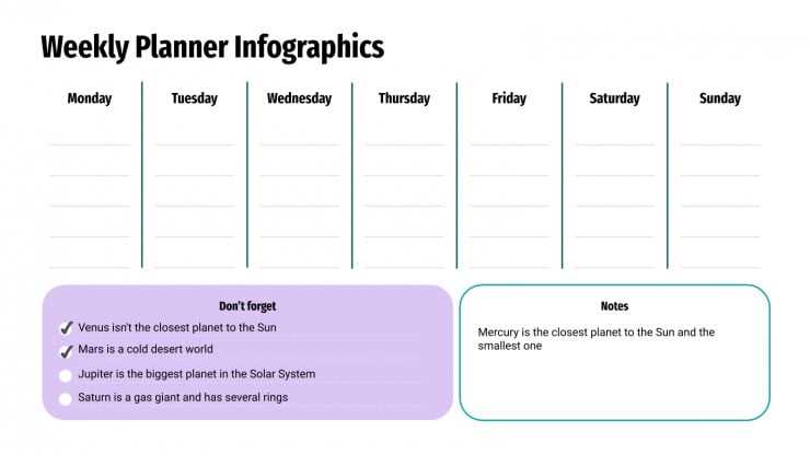 powerpoint weekly calendar template