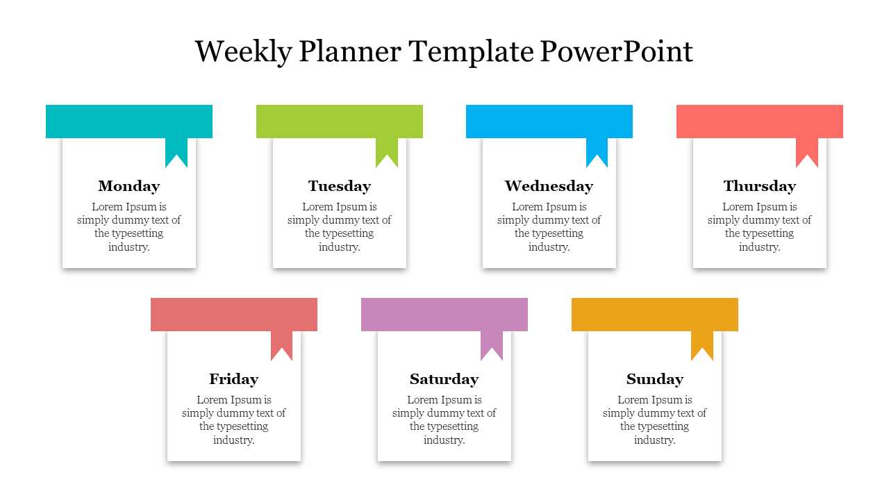 powerpoint weekly calendar template