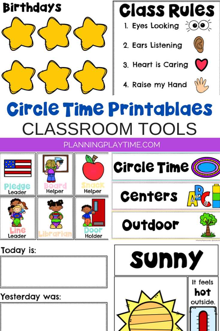 preschool calendar templates