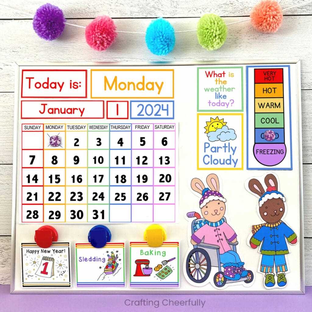 preschool calendar templates