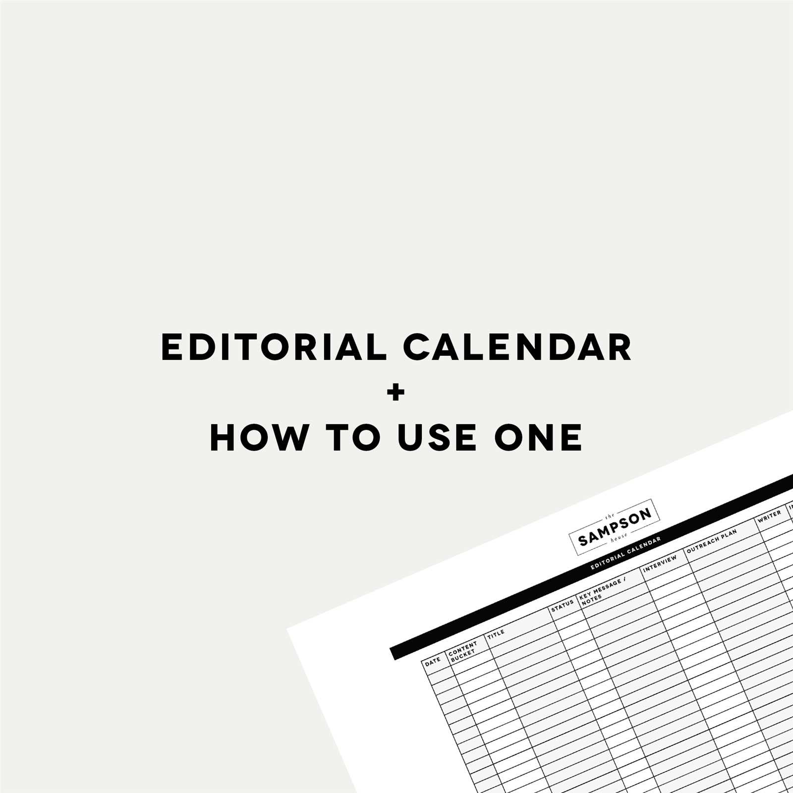 printable content calendar template