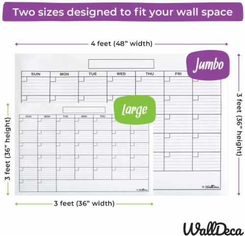 printable dry erase calendar template