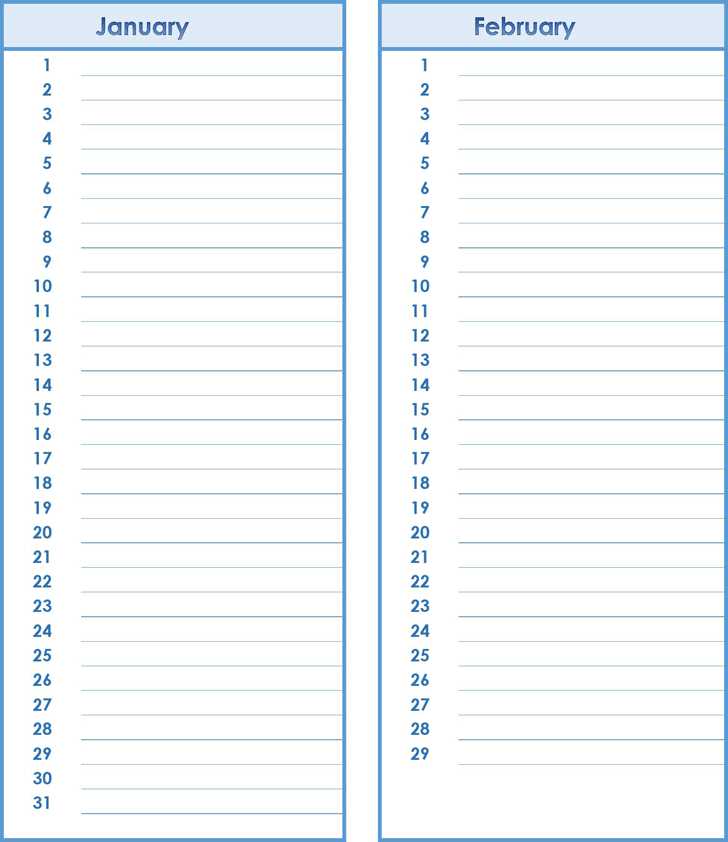 printable perpetual calendar template