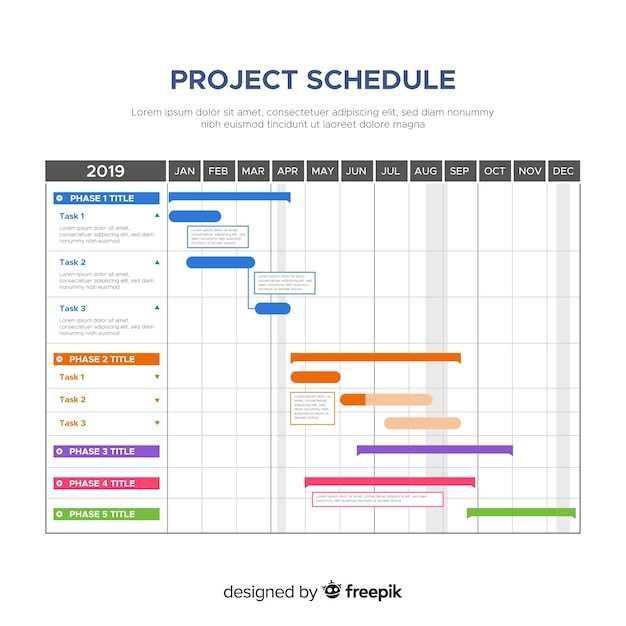 project calendar template