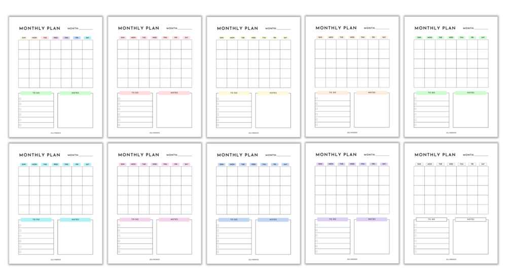 reusable calendar template