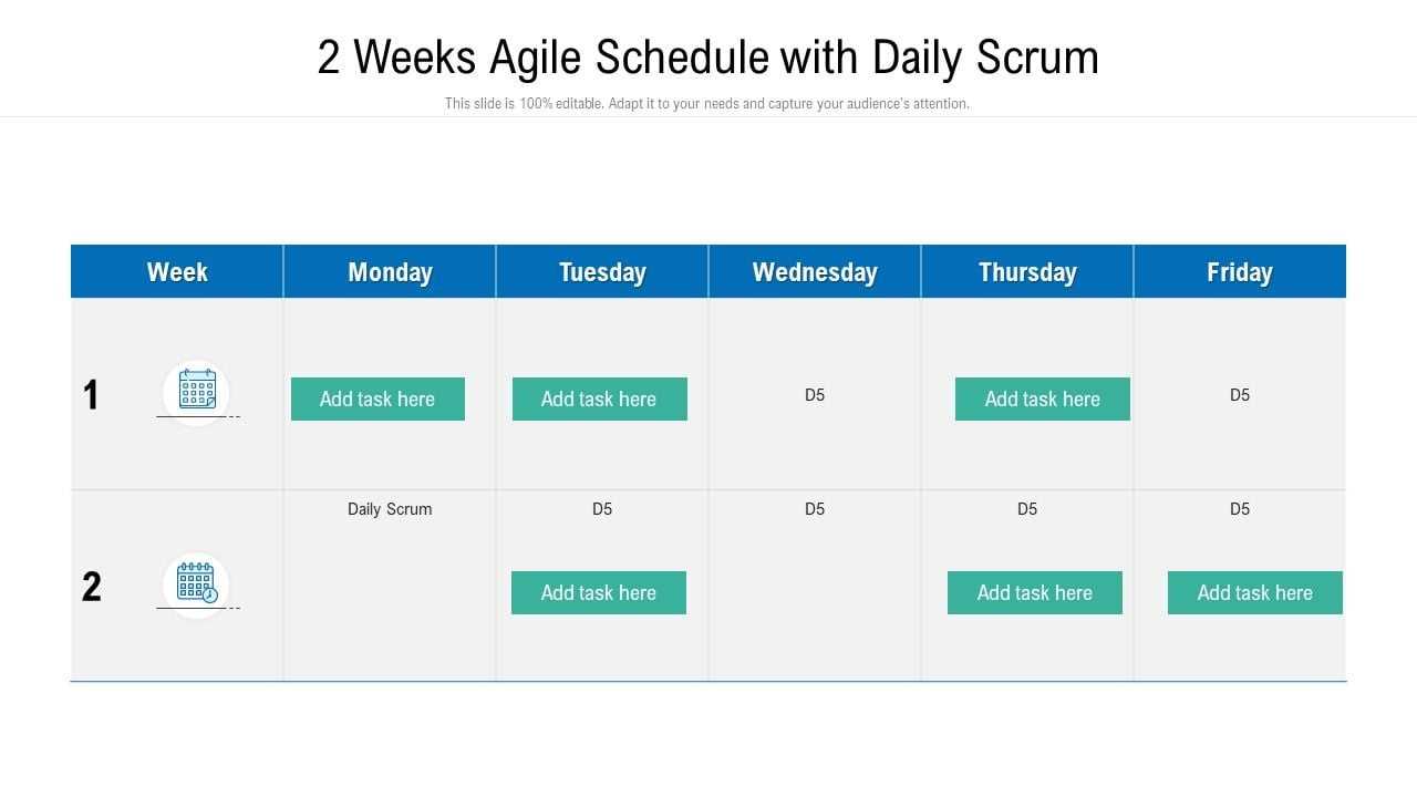 scrum calendar template