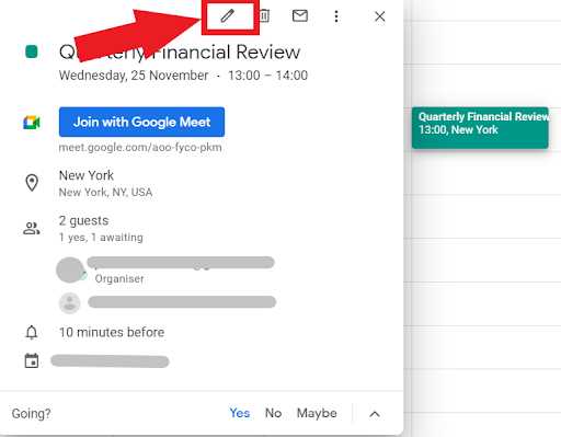 sending calendar invite email template