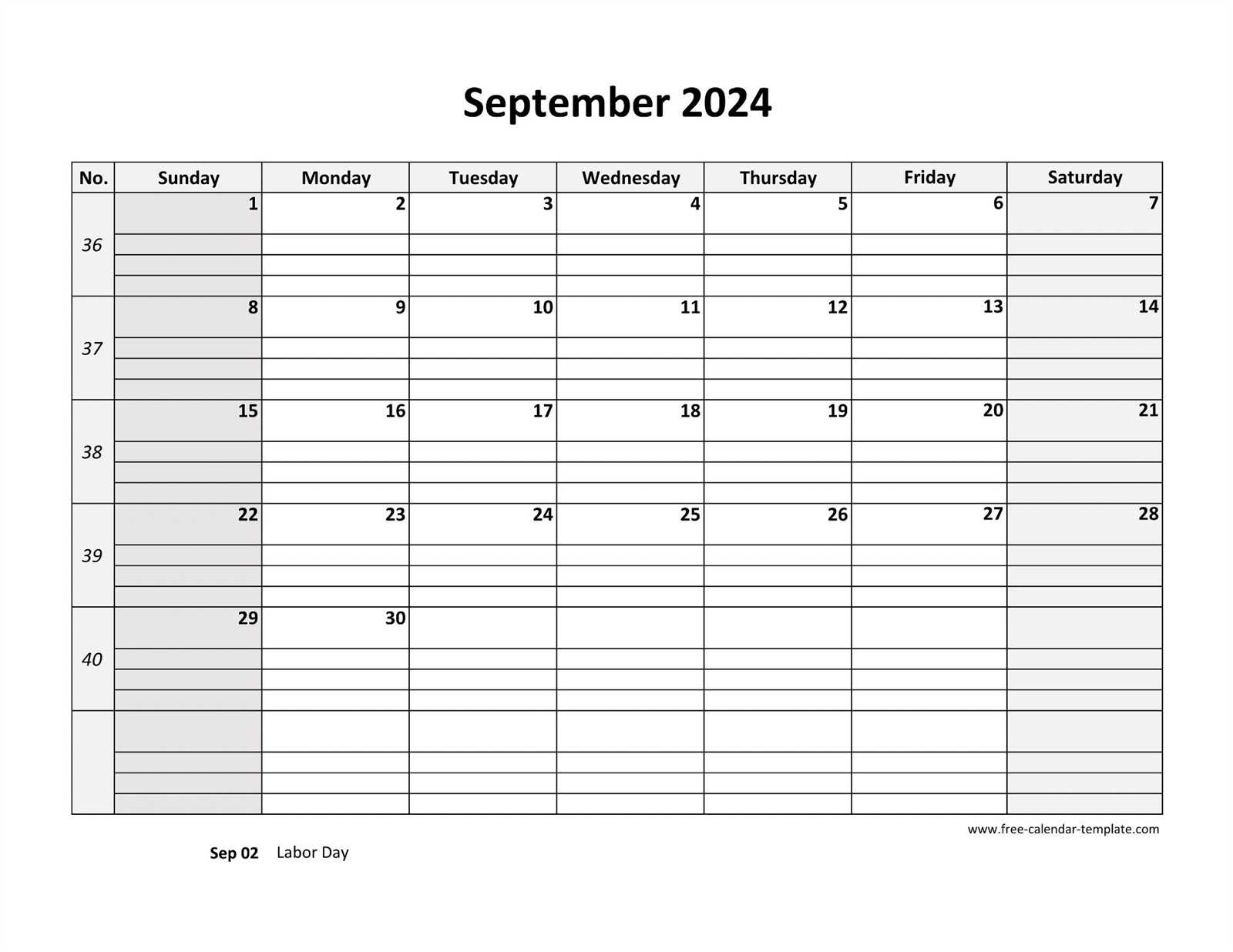 september calendar template free