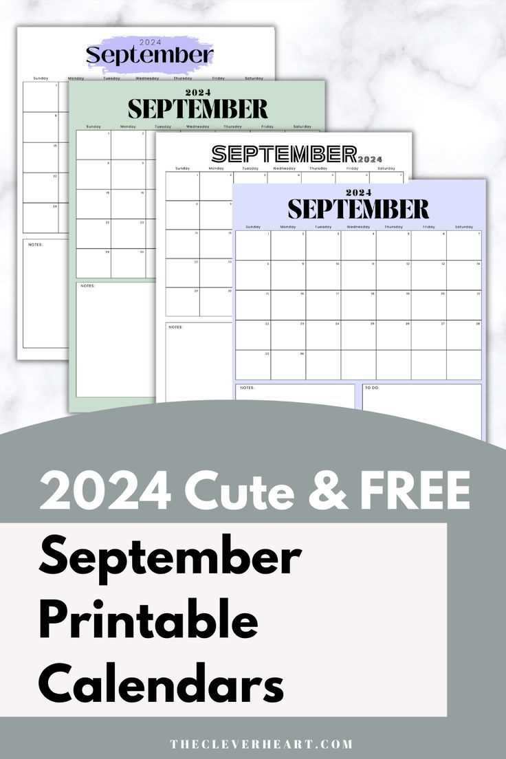 september calendar template free