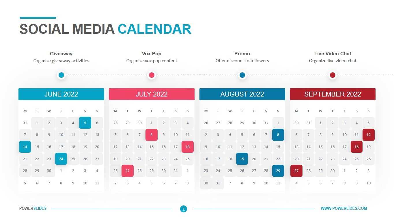 social calendar template