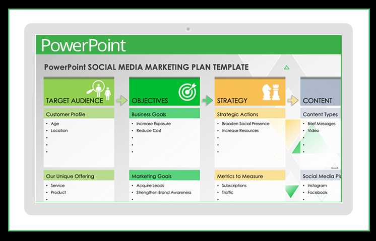 social media calendar powerpoint template