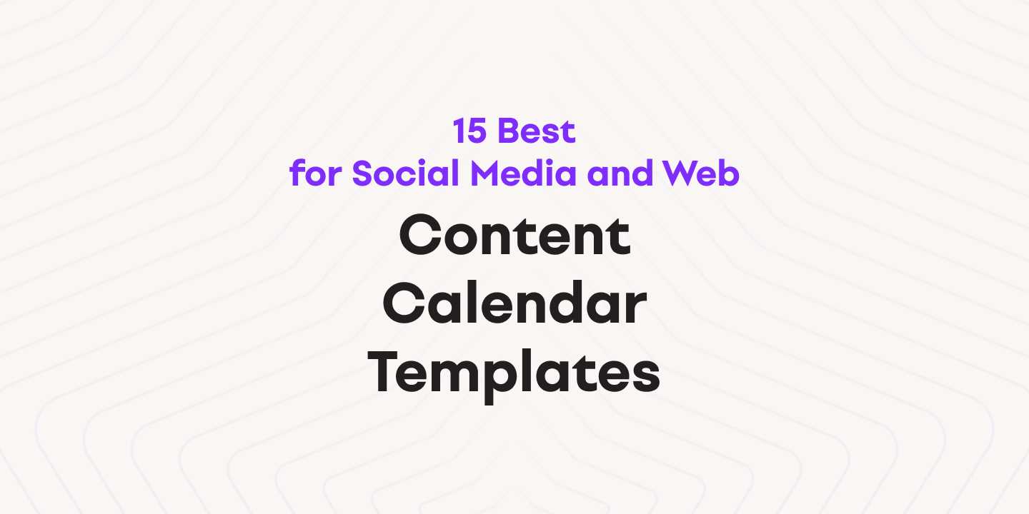 social media calendar template trello