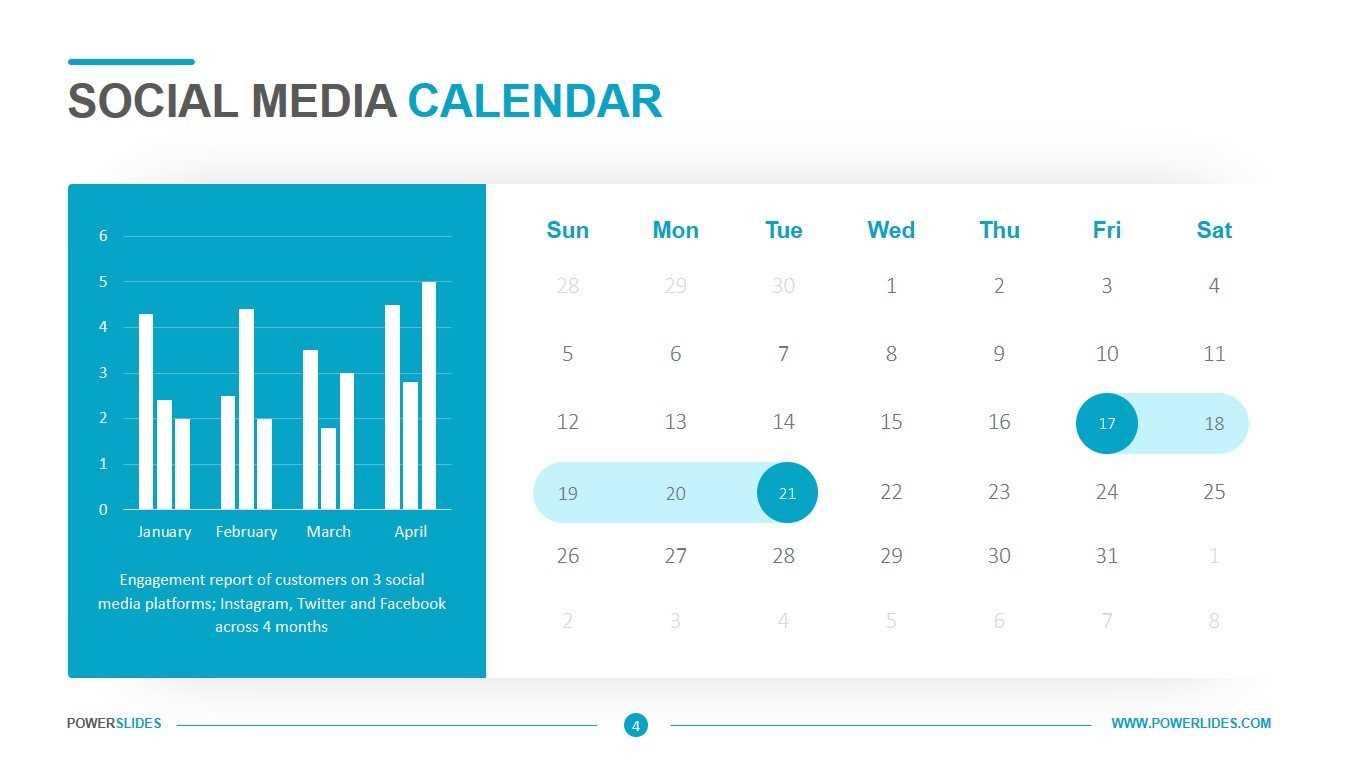 social media calendar templates