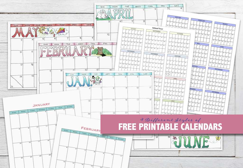 spring semester calendar template