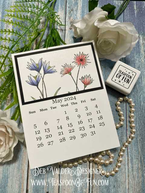 stampin up calendar template