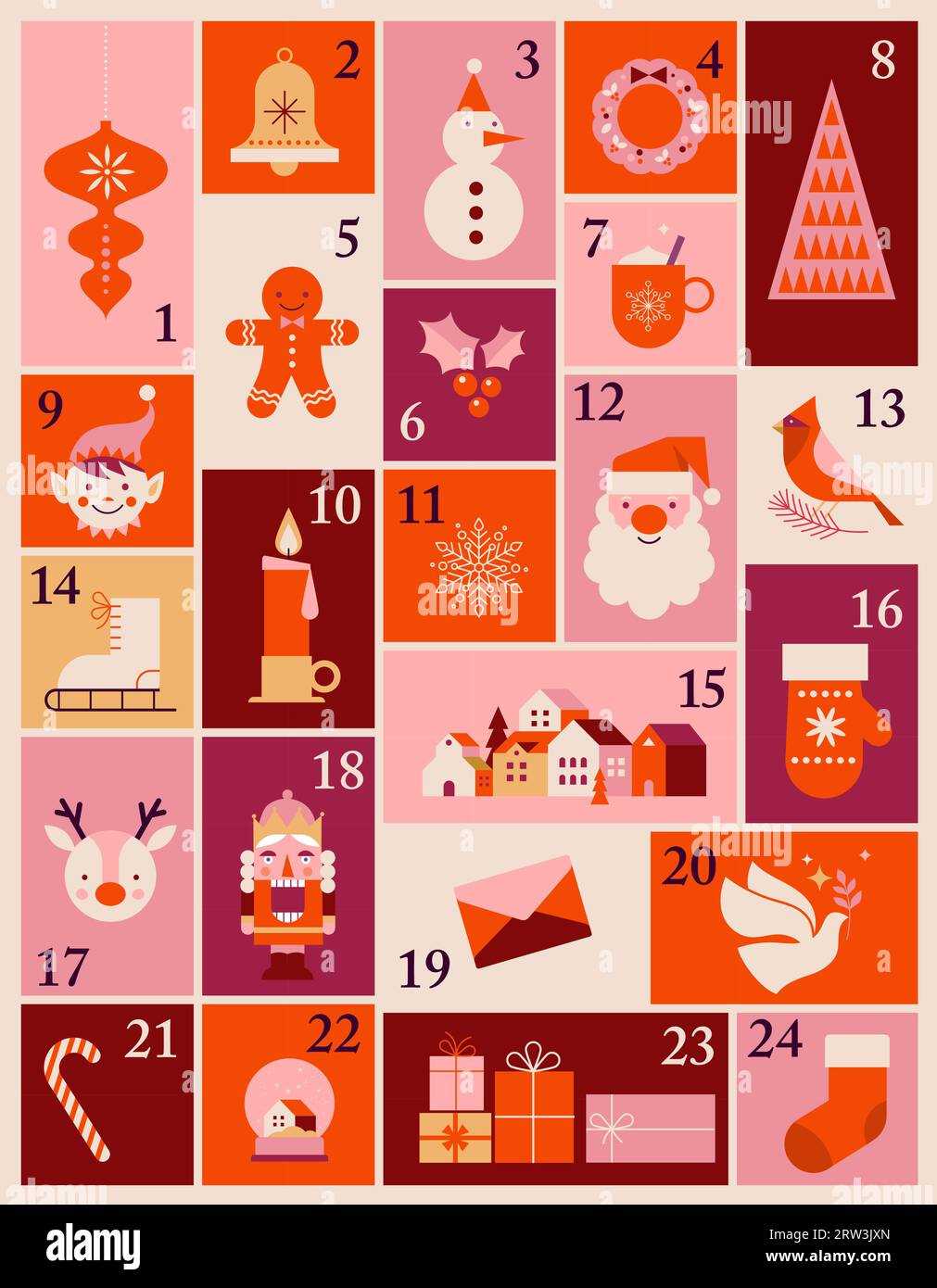 template advent calendar