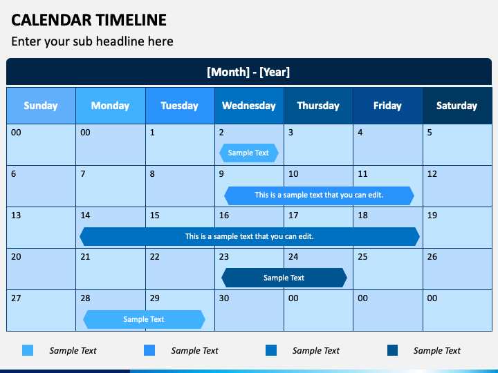 template powerpoint calendar