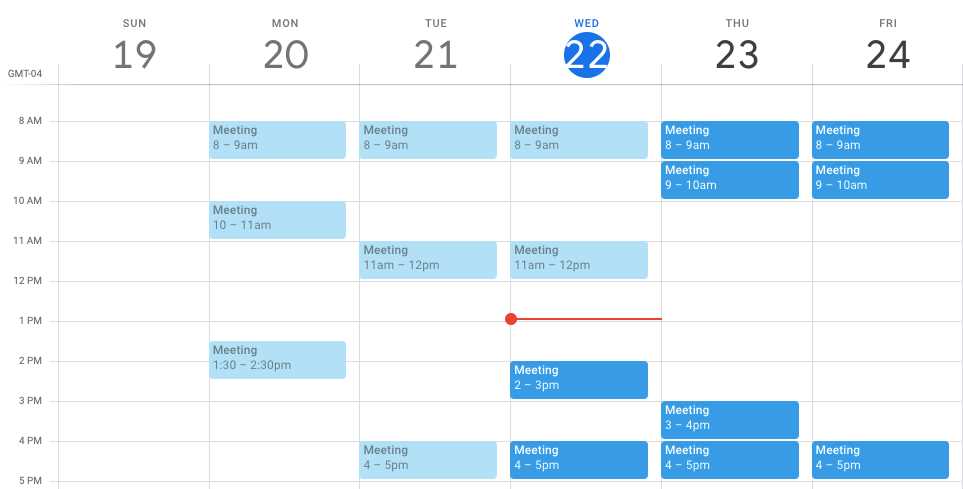 time blocking calendar template