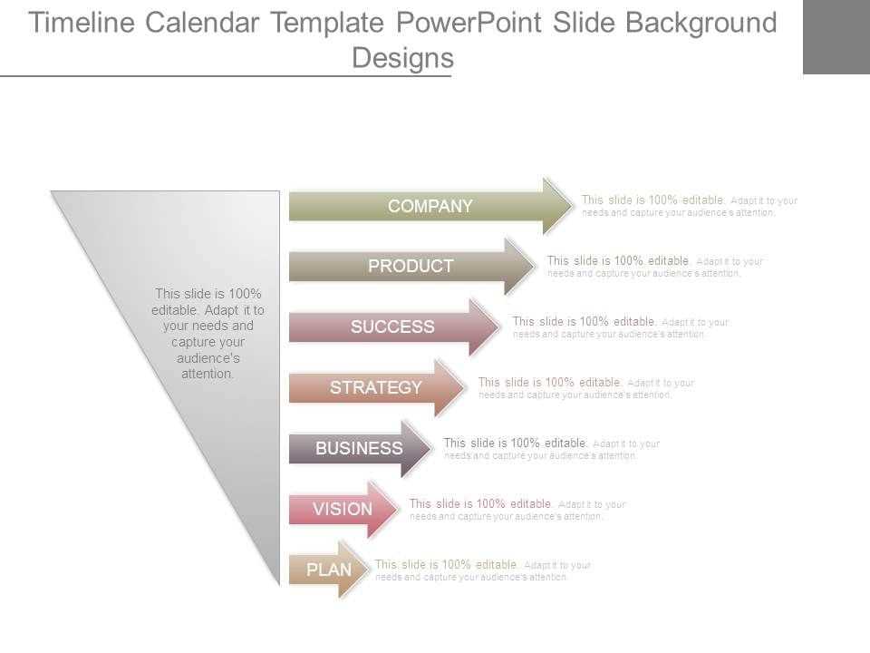 timeline calendar template