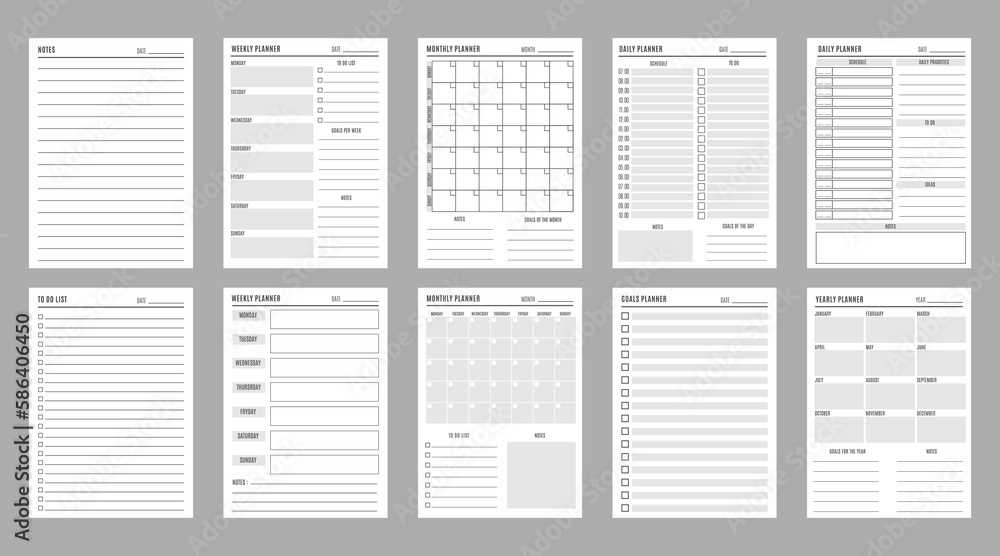 to do list weekly calendar template