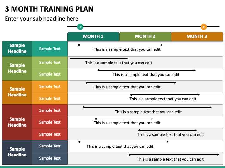 training calendar template ppt