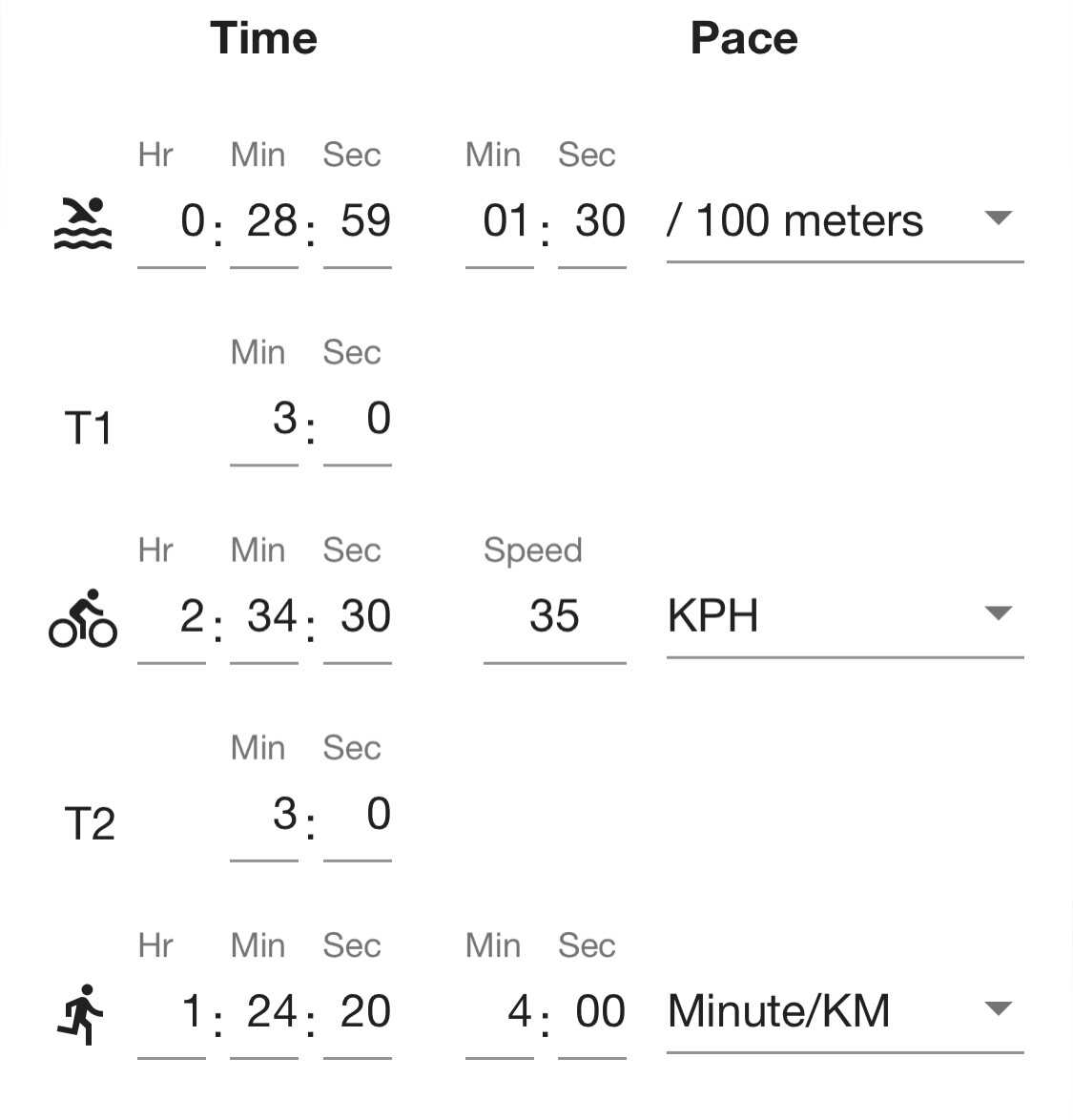 triathlon training calendar template