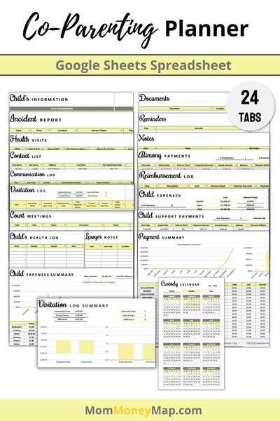 visitation calendar template