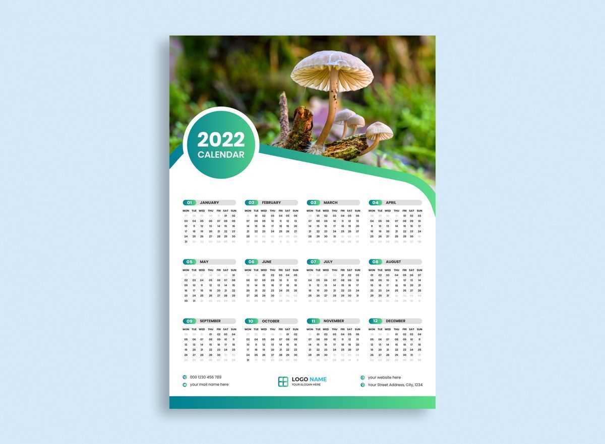 wall calendar template