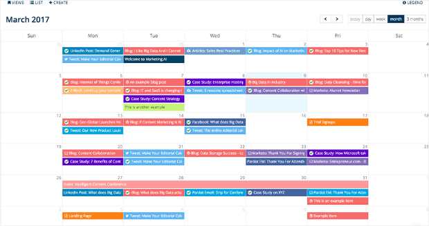 website editorial calendar template