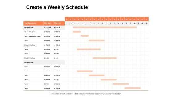 weekly calendar template powerpoint