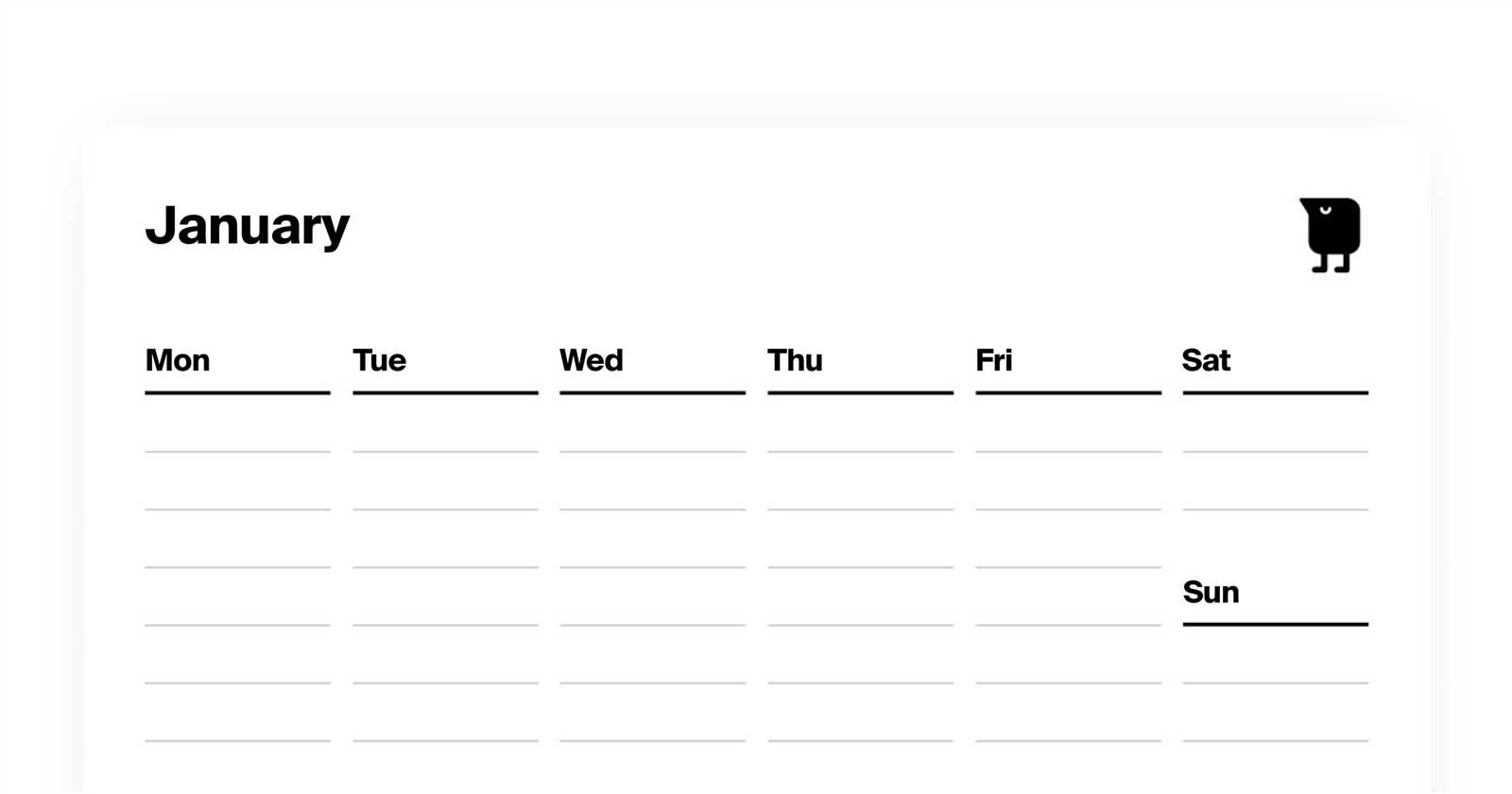 weekly outlook calendar template