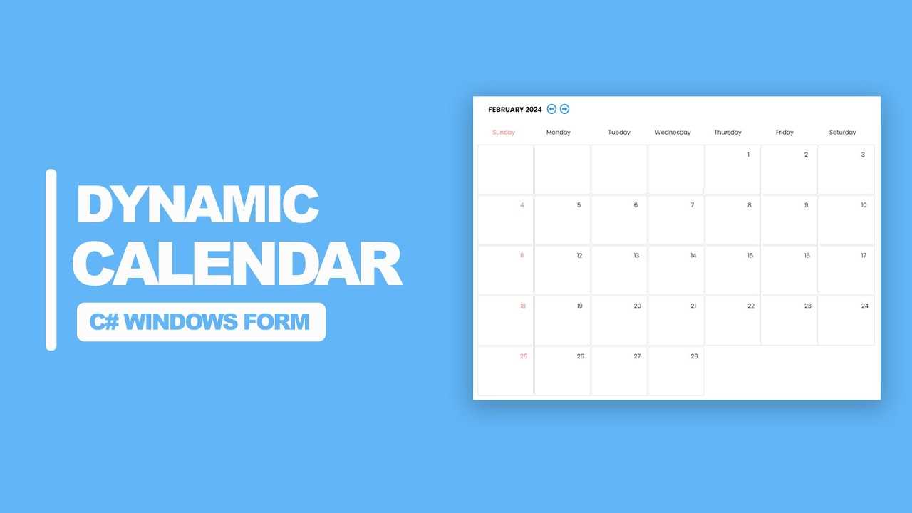 windows calendar template