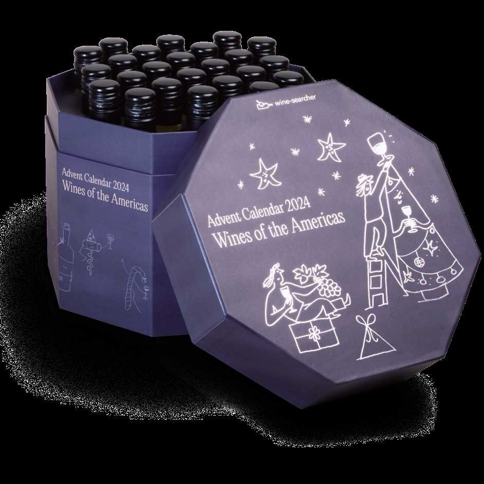 wine advent calendar template