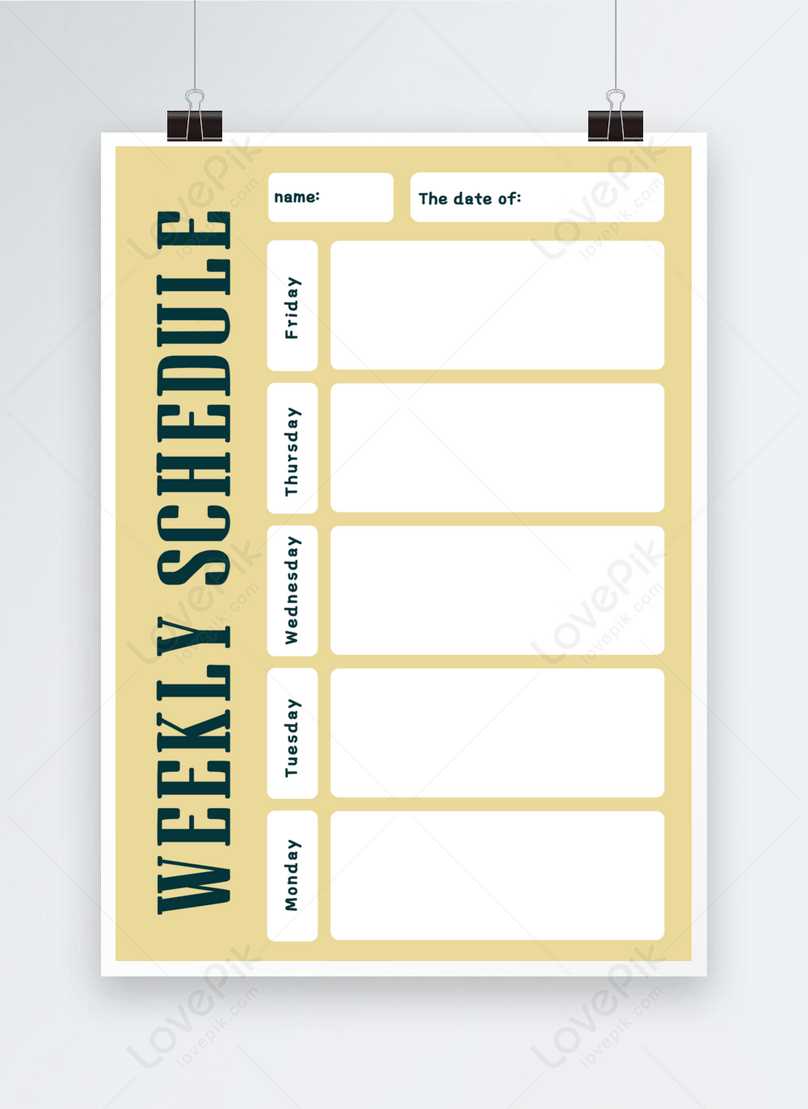 work plan calendar template