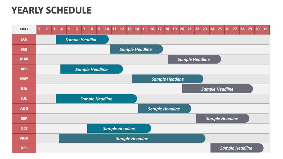 yearly calendar template powerpoint