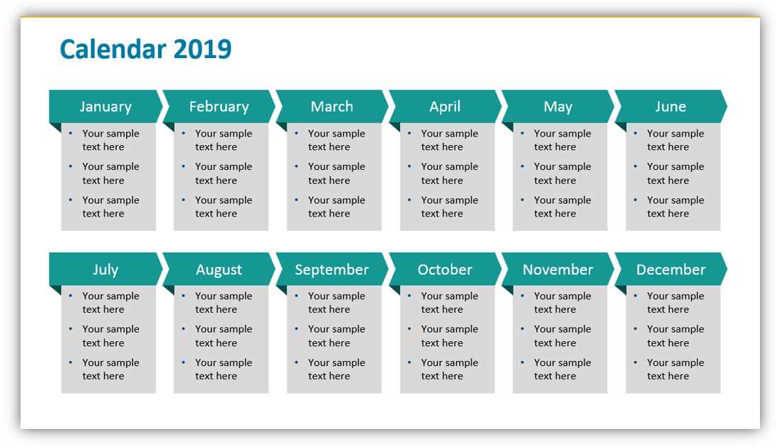 yearly calendar template powerpoint