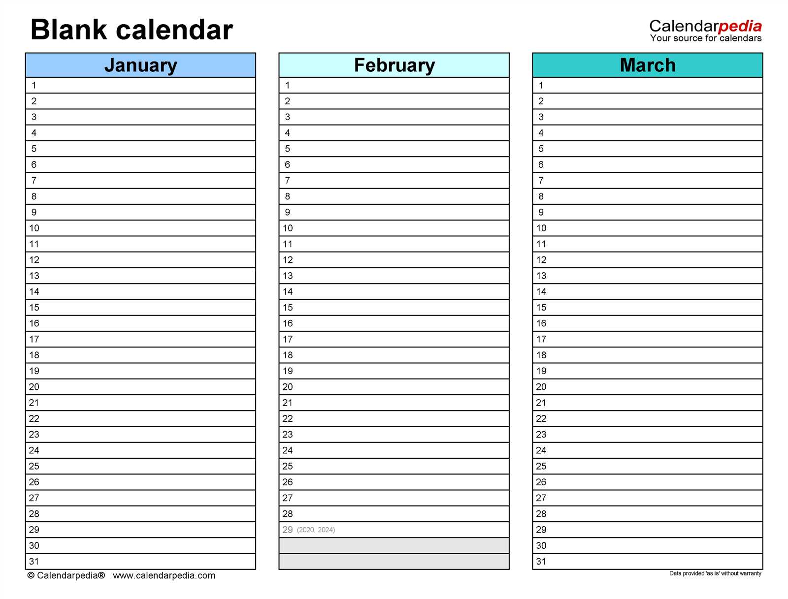 yearly calendar template with notes