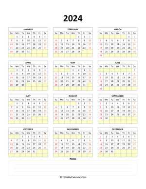 academic calendar template download