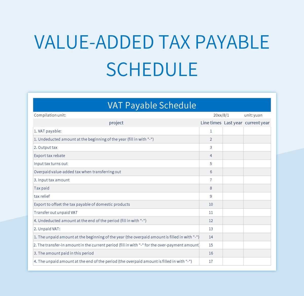 accounts payable calendar template