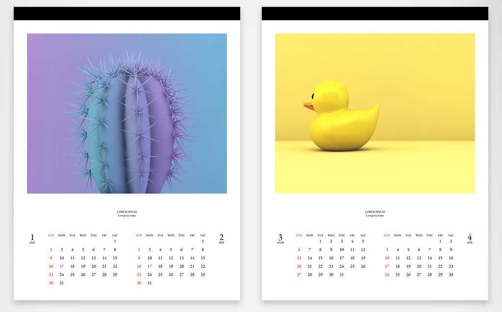 adobe illustrator calendar template