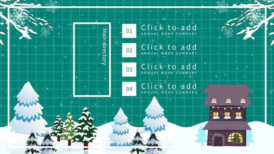 advent calendar powerpoint template