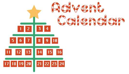 advent calendar powerpoint template