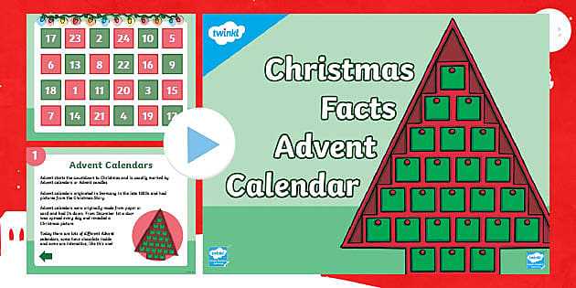 advent calendar powerpoint template