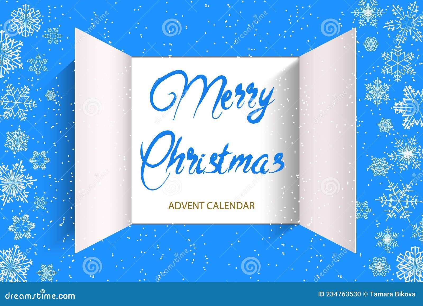 advent calendar reveal template