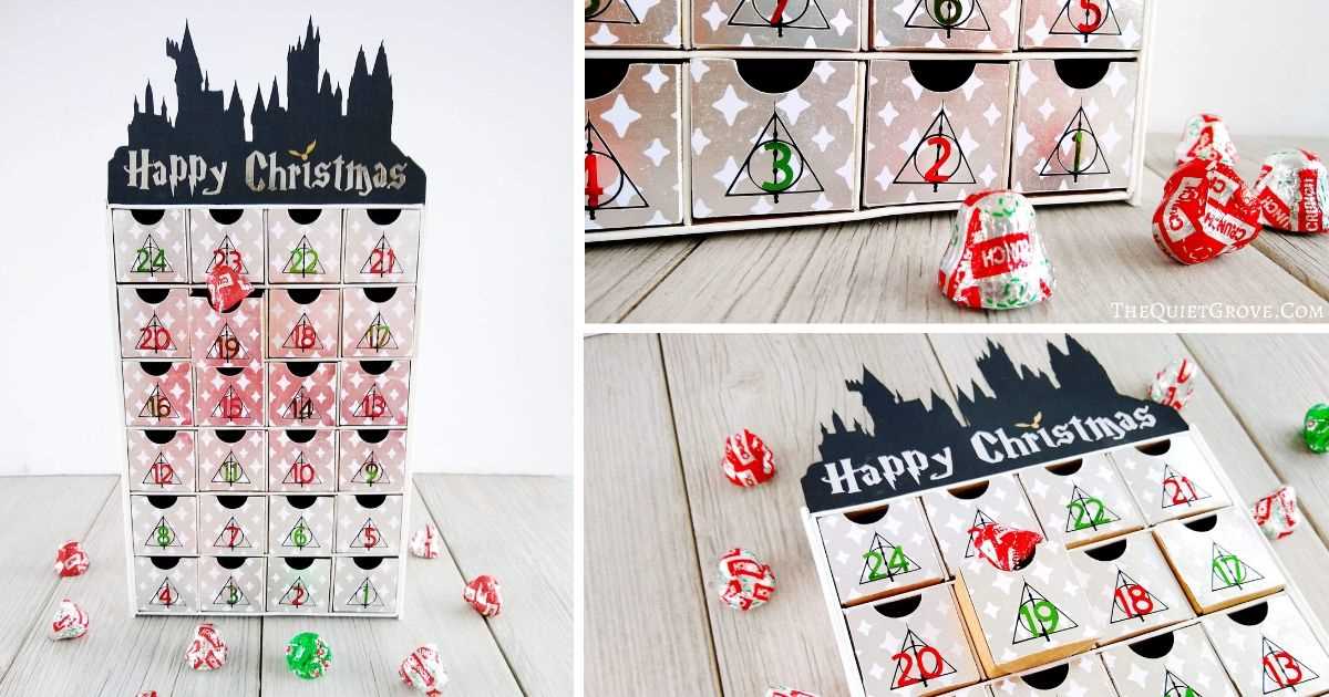 advent calendar template cricut