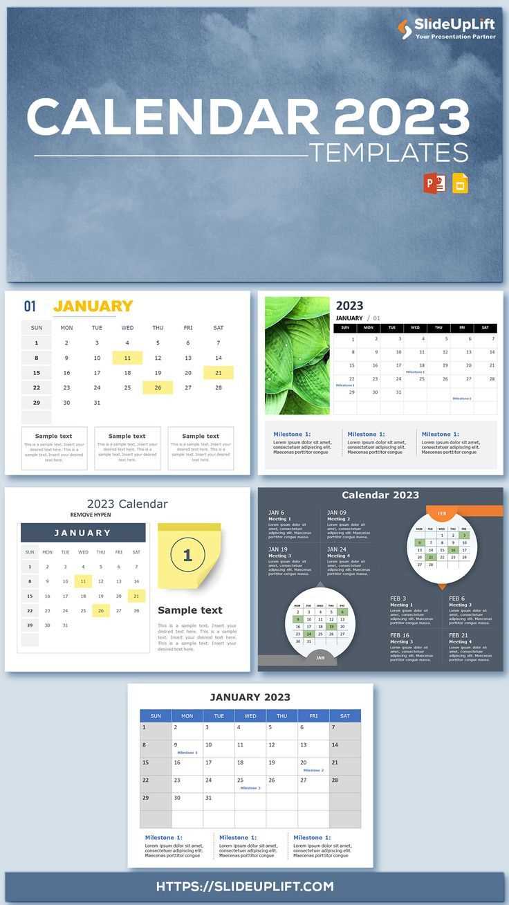 calendar templates for powerpoint